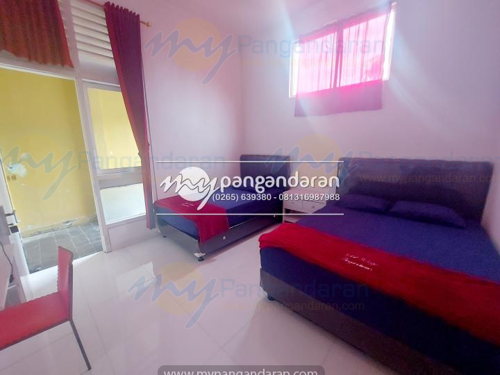 Tampilan Family Room Hotel Bahagia Pangandaran 